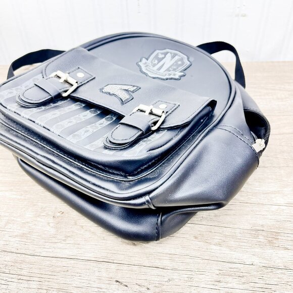 Nevermore Academy Backpack Purse, Wednesday Adams Pocket‎ Book main image 11